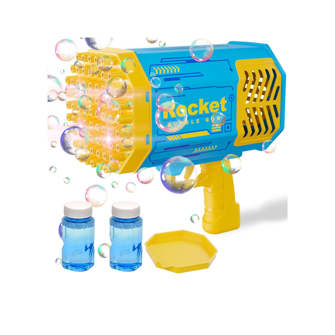 Bubble Gun Machine Kids Automatic Soap Based Bubble Blower
